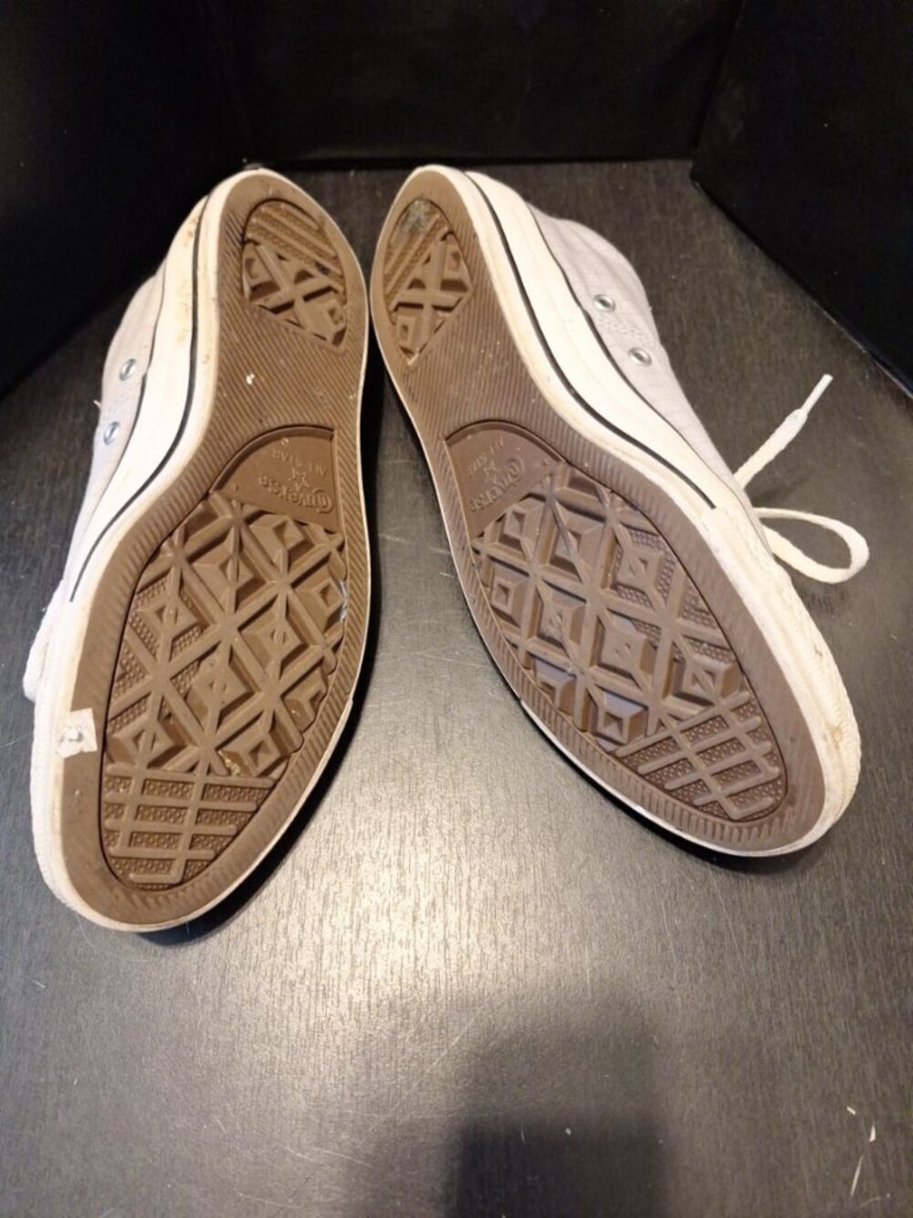 Converse Chuck Taylor All Star Madison Wolf Grey Chambray Sneakers Women’s Shoes - Picture 5 of 5